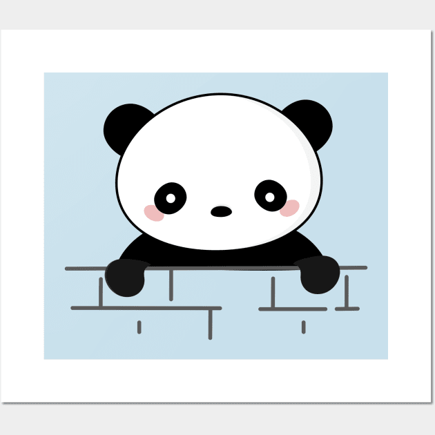Panda Bear Is Kawaii T-Shirt Wall Art by happinessinatee